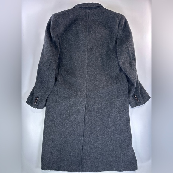 Stanton Wood USA Made Wool Overcoat Double Breasted Mens Large - Picture 3 of 16